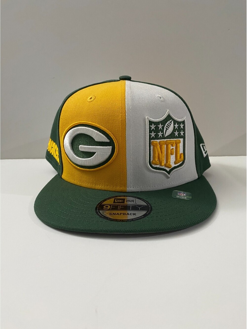 New Era 9Fifty Green Bay Packers Football Team Cap Mens One Size Multicolor Logo